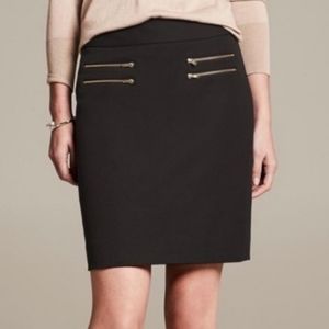 Banana republic  black skirt, Size 4